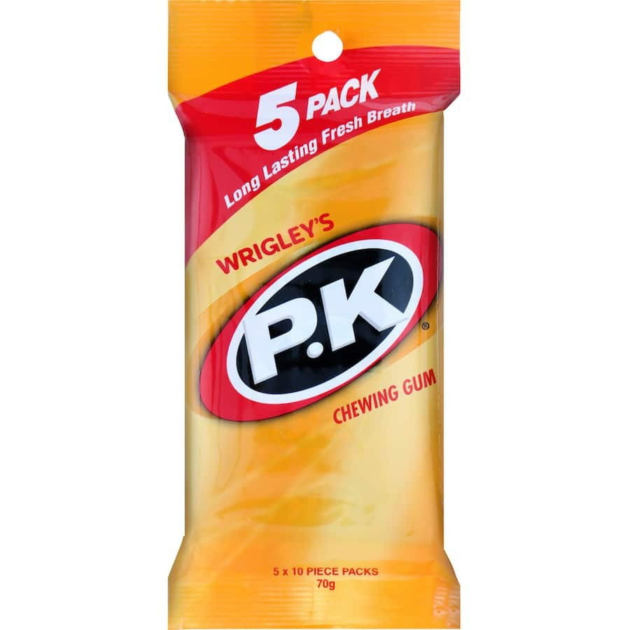 Wrigleys PK Gum Original 5 Pack 70g