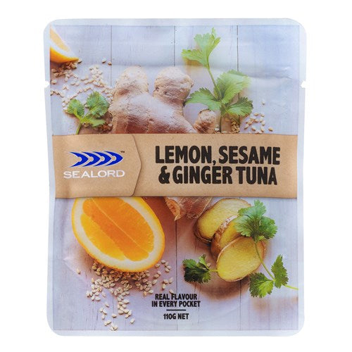 Sealord Tuna Pockets Lemon Sesame & Ginger 110g