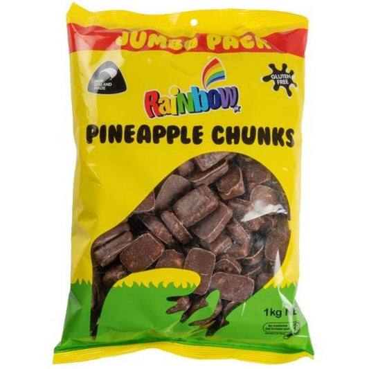 Rainbow Chocolate Pineapple Chunks 1KG
