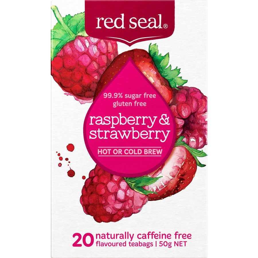 Red Seal Raspberry & Strawberry Tea 20 Pack – Kiwi Corner Dairy