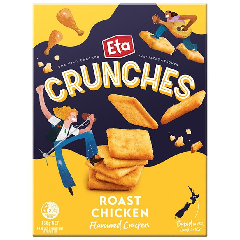 ETA Crunches Roast Chick 160g Kiwi Corner Dairy