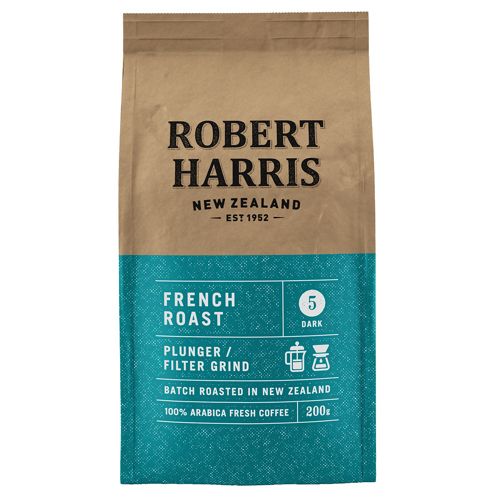 Robert Harris French Roast Plunger Filter Grind 200g