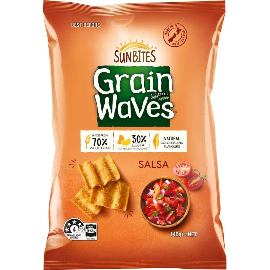 Bluebird Sunbites Grainwaves Salsa 140g