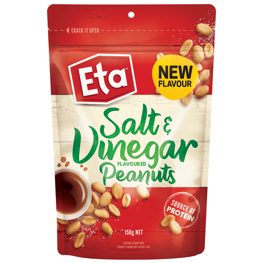 Eta Peanuts Salt & Vinegar 150g