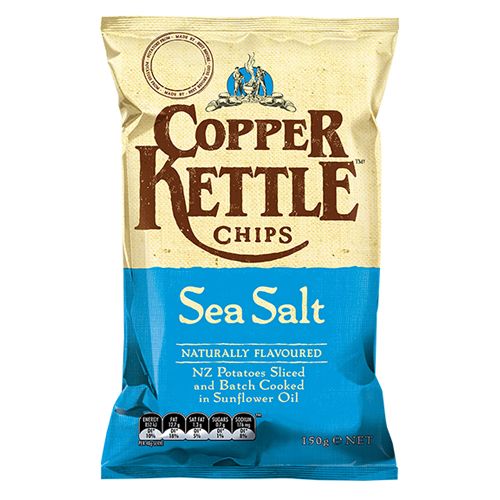 Copper Kettle Potato Chips Sea Salt 150g