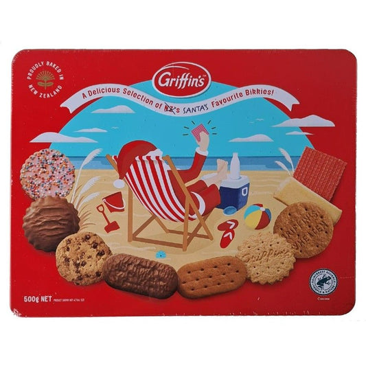 Griffins Biscuits Santas Favourites Tin 500g