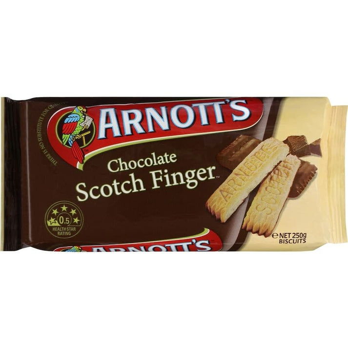 Arnotts Chocolate Scotch Fingers 250g Kiwi Corner Dairy