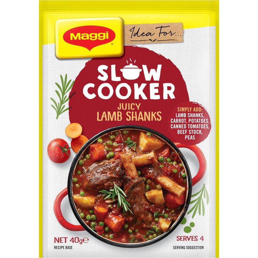 Maggi Slow Cooker Juicy Lamb Shanks 40g