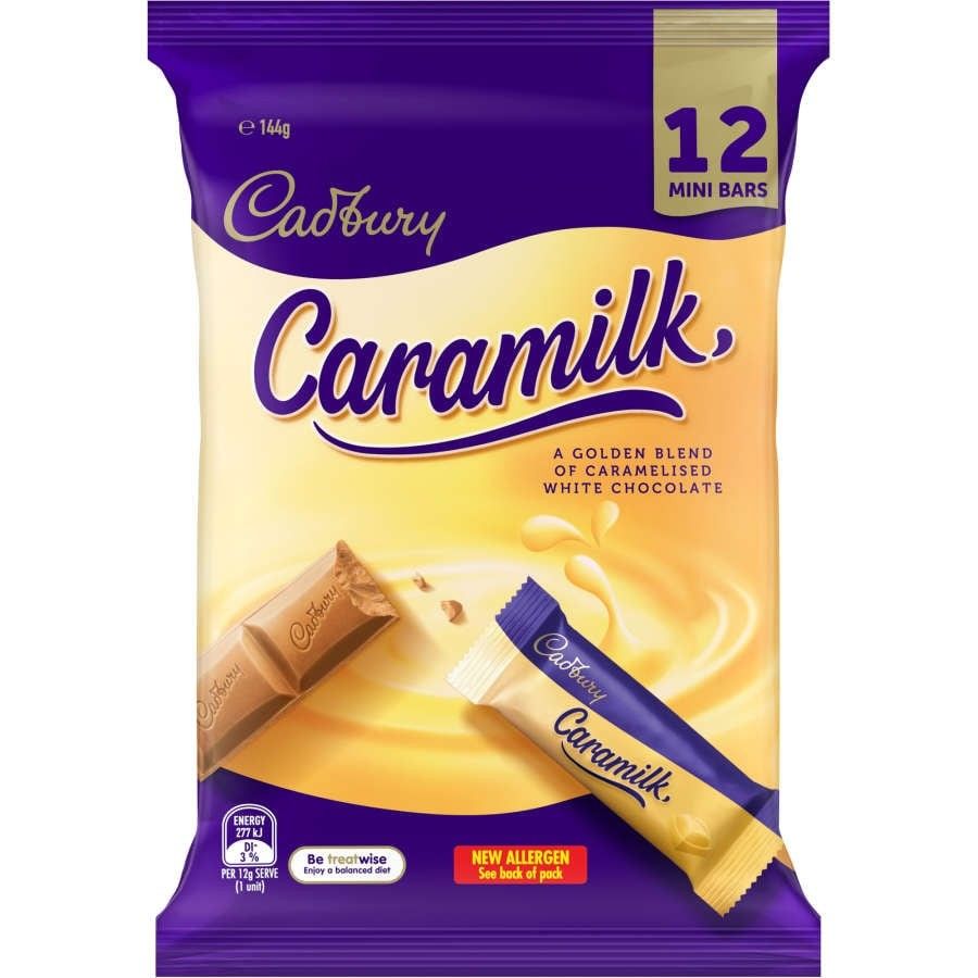 Cadbury Caramilk Chocolate Bar Share Pack 12pk 144g