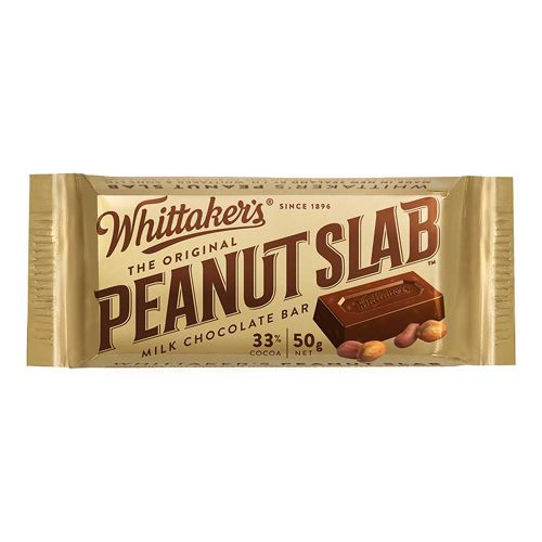 Whittakers Chocolate Slab Peanut 50g