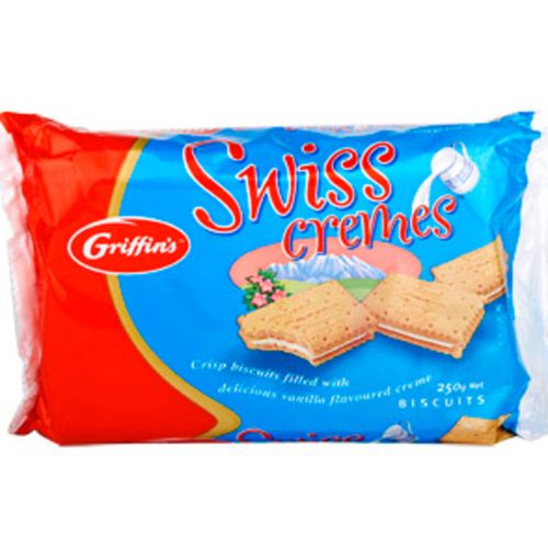 Griffins Creme Filled Swiss Creams 250g Kiwi Corner Dairy