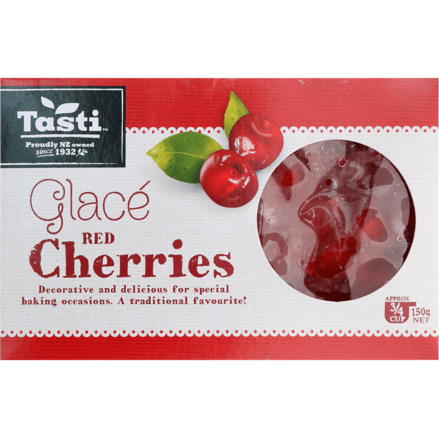 Tasti Red Glace Cherries 150g