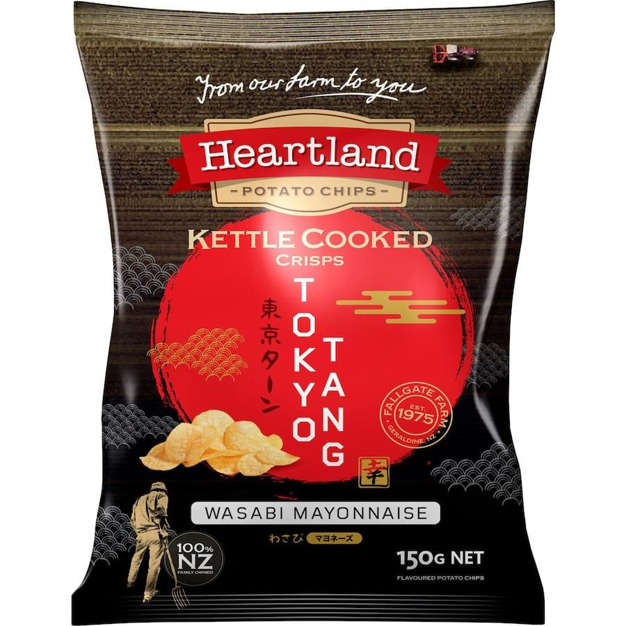Heartland Kettle Chips Wasabi Mayo 150g