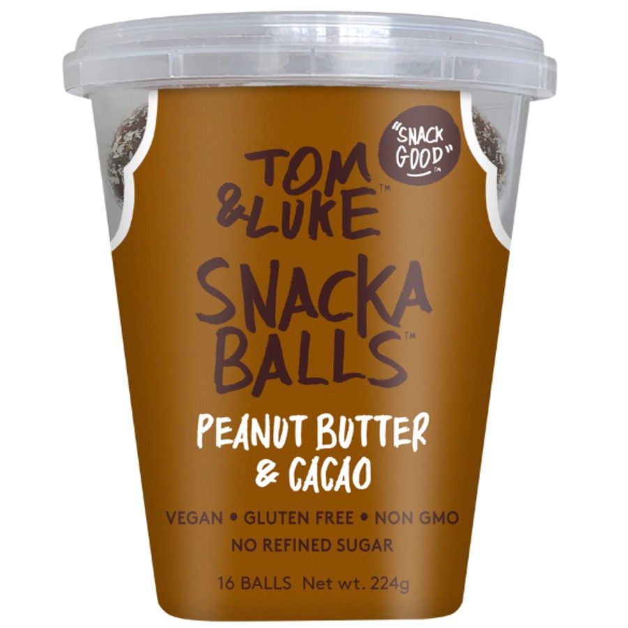 Tom & Luke Peanut Butter & Cacao Snackaballs 224g
