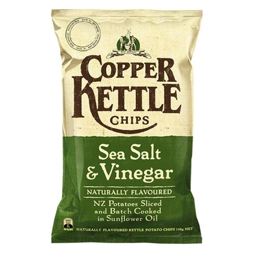 Copper Kettle Potato Chips Salt & Vinegar 150g