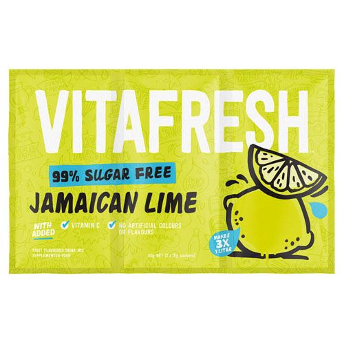 Vitafresh 99% Sugar Free Jamaican Lime 45g 3pk