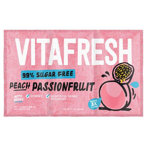 Vitafresh 99% Sugar Free Peach and Passionfruit 45g 3pk