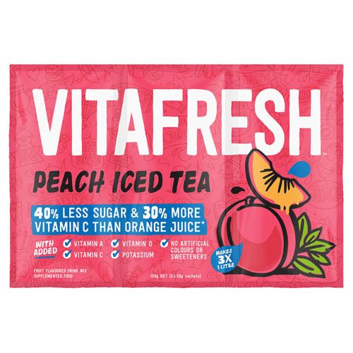 Vitafresh Peach Iced Tea 150g 3pk