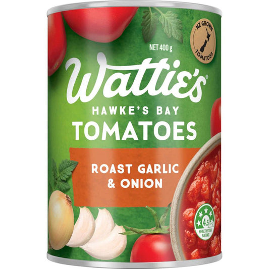 Wattie's Tomatoes Roast Garlic & Onion 400g