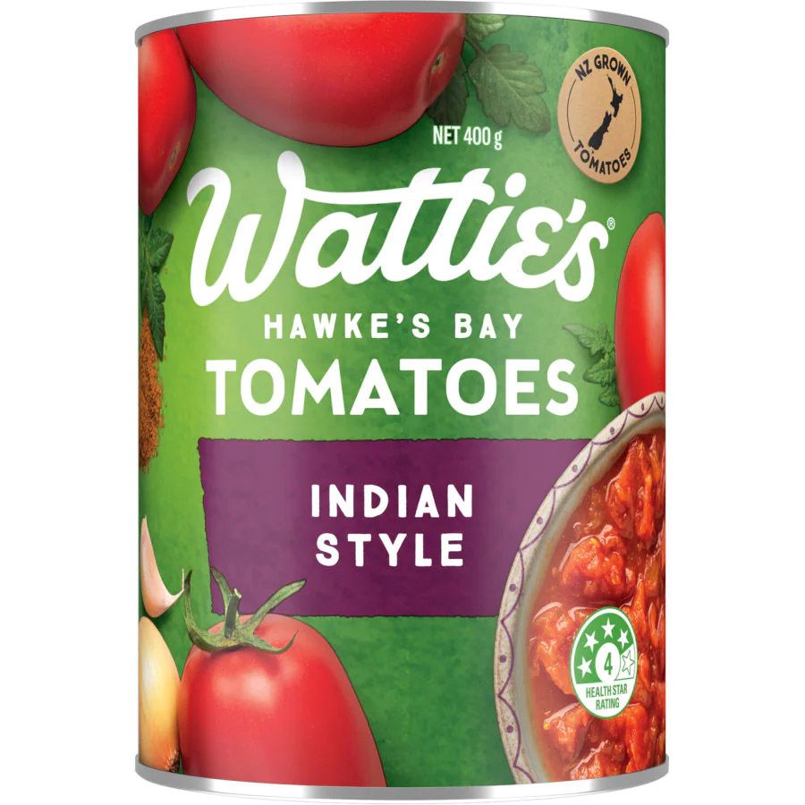 Wattie's Tomatoes Indian Style 400g