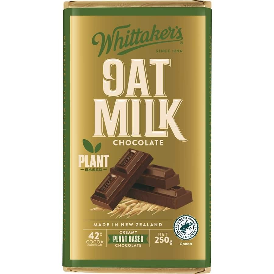 Whittakers Chocolate Block Oat Milk 250g