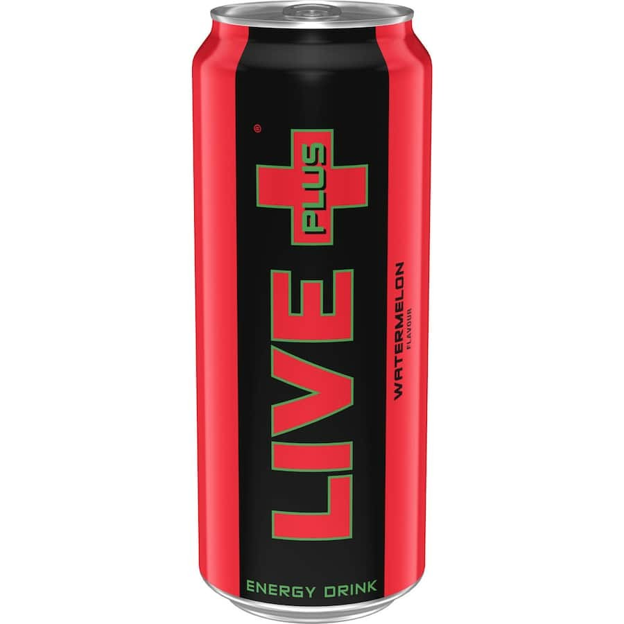 Live Plus Energy Drink Watermelon 500ml