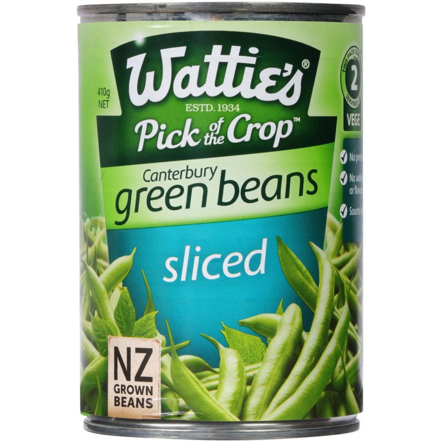 Wattie's Beans Green Sliced 410g