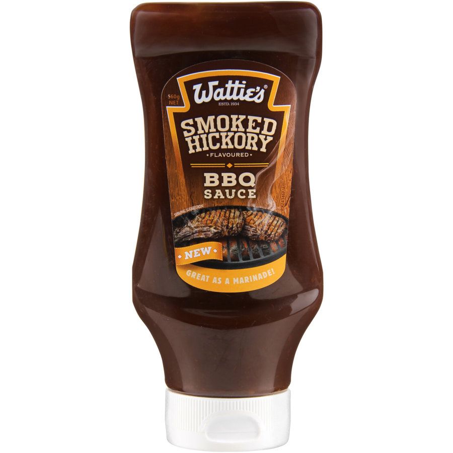 Wattie's Up Side Down Smoked Hickory BBQ sauce 560g