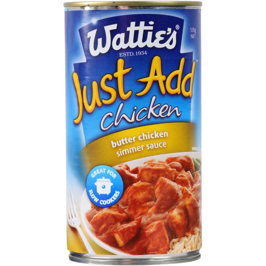 Watties Just Add Meal Base Butter Chick 525g