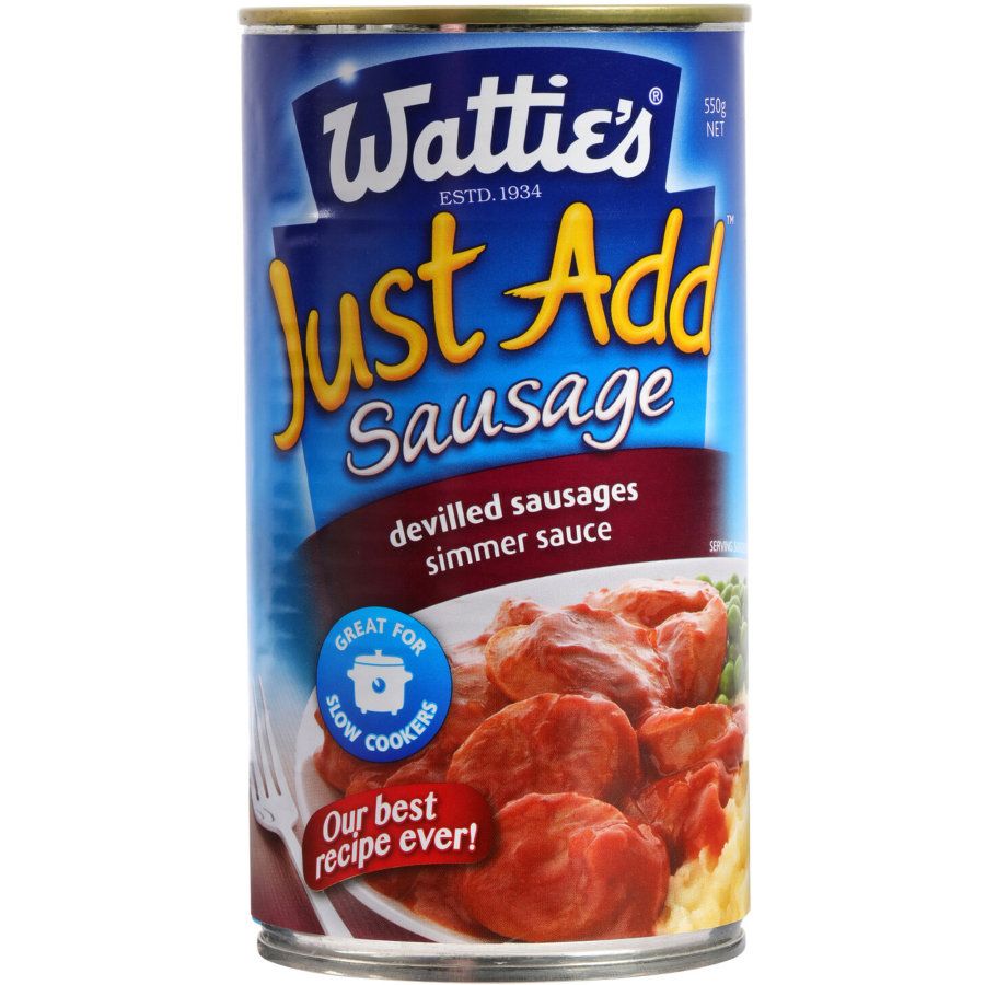 Watties Just Add Meal Base Devil Sausages 550g