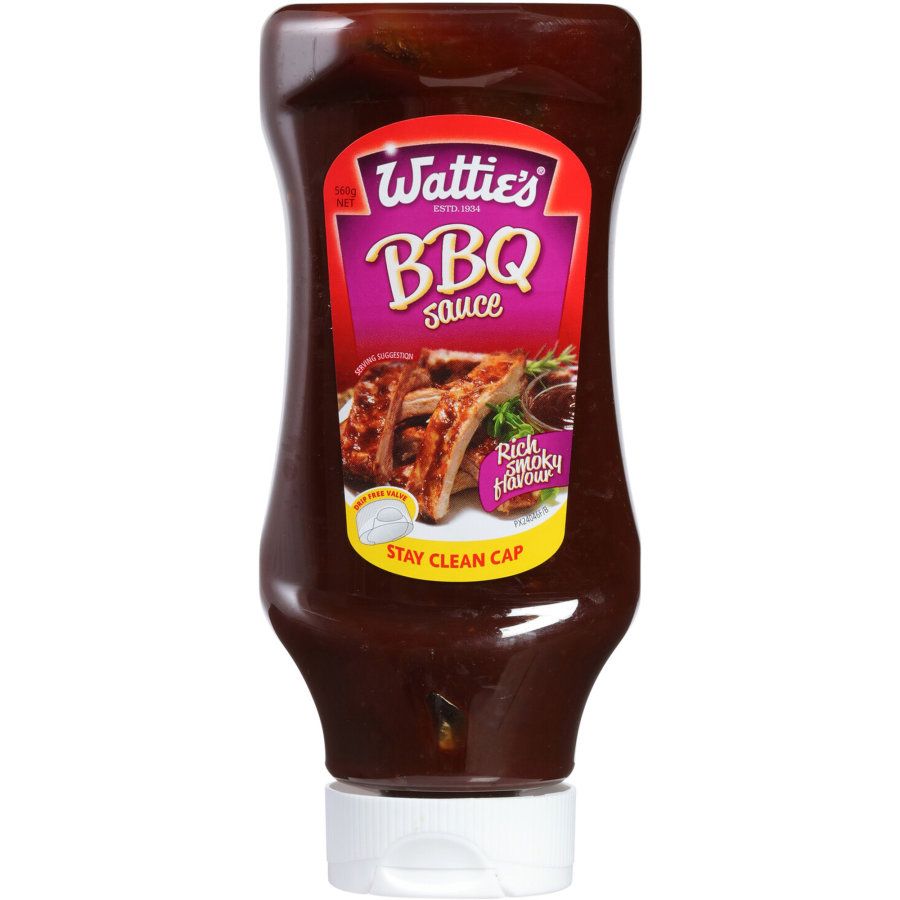 Watties Upside Down BBQ sauce 560g