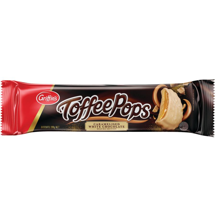 Griffins Toffee Pops Caramelised White Chocolate 200g